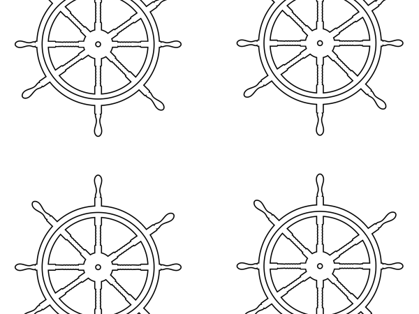 4 BARRES de NAVIRE, échelle O