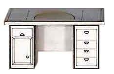 Kit BUREAU à CAISSON, échelle O, France