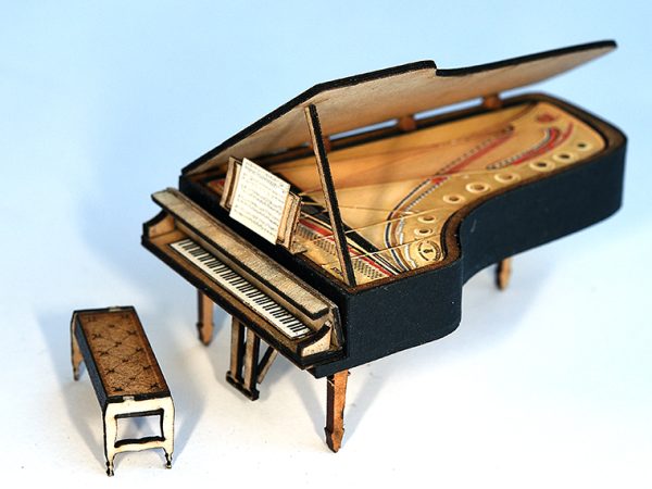 Kit PIANO à QUEUE, échelle O, France