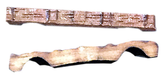 PAIRE de JOUG en BOIS pour BŒUFS, échelle O, France