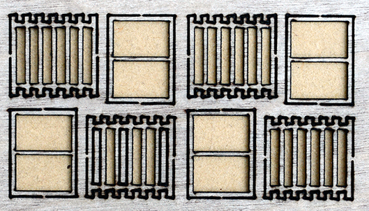 Kit 4 PALETTES, échelle HO, France