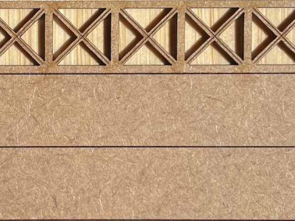 6 PALISSADES BÉTON 5 CROIX B + 7 POTEAUX BÉTON DROITS B, échelle HO, France