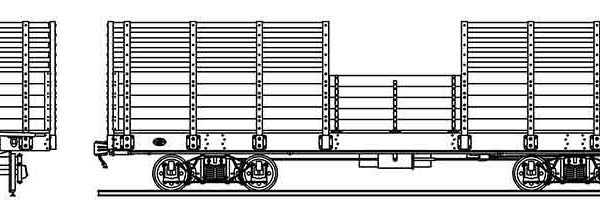 Kit TROCHITA WAGONS TOMBEREAU BORD HAUT, échelle Oe, Argentine