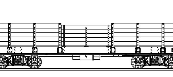 Kit TROCHITA WAGONS TOMBEREAU BORD BAS, échelle Oe, Argentine