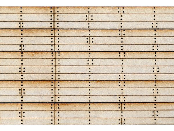 1 PASSAGES de VOIES HOm en BOIS 75,3 x 35 mm, échelle HOm
