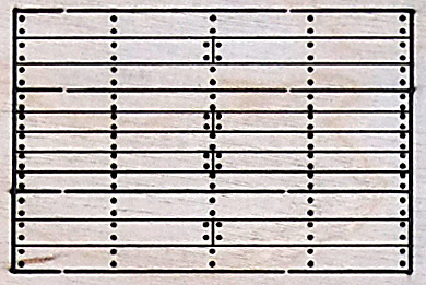 2 PASSAGES de VOIES HOm en BOIS, échelle HOm