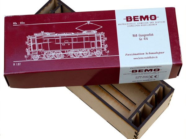Kit BOÎTE de RANGEMENT LOCO BEMO L., échelle HOm, Suisse