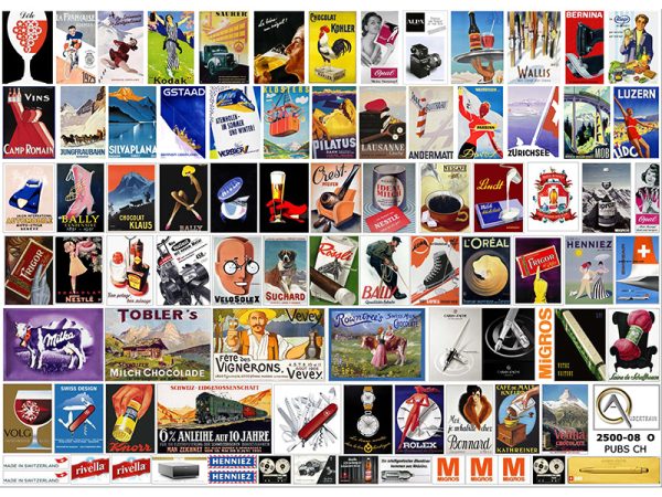 AFFICHES PUBLICITAIRES SUISSES O, échelle O, Suisse