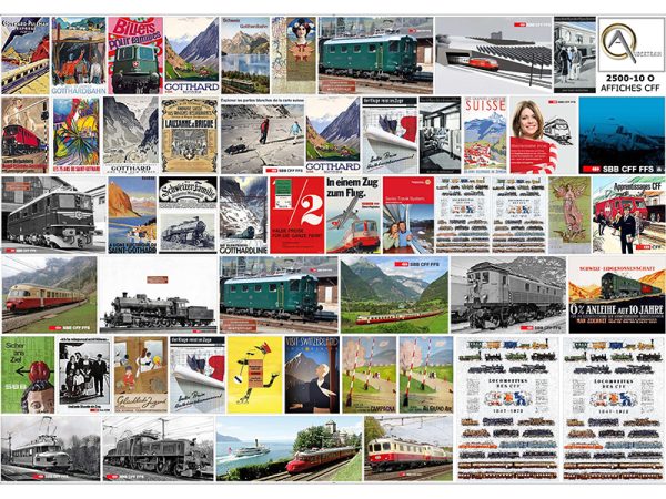 AFFICHES PUBLICITÉS CFF-FFS-SBB I, échelle O, Suisse