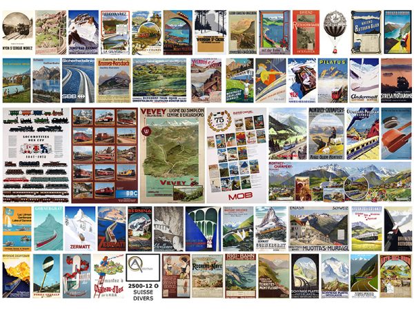 AFFICHES SECONDAIRES SUISSES 0 II, échelle O, Suisse