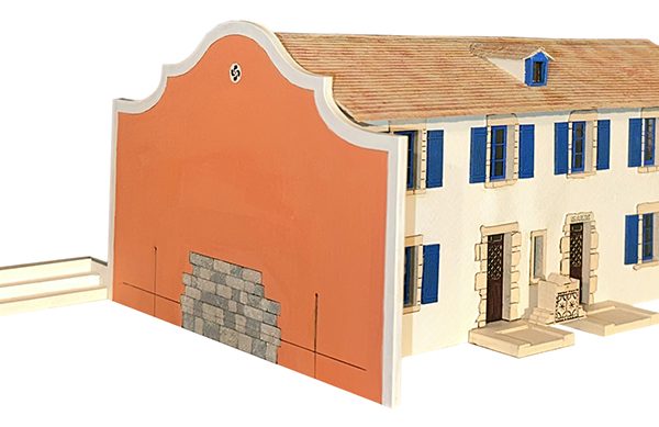 Kit MAIRIE D'ARCANGUES, échelle HO, France