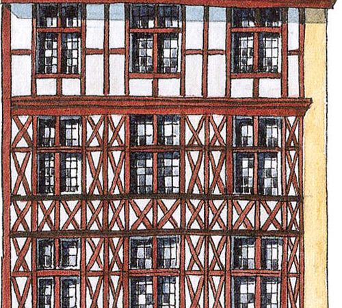 KIT FAÇADE BAYONNE 3.4, échelle HO, France