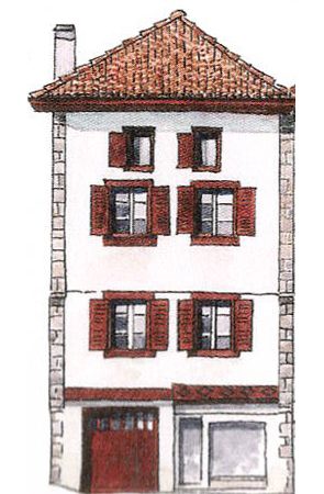 KIT FAÇADE HASPAREN 6.4, échelle HO, France