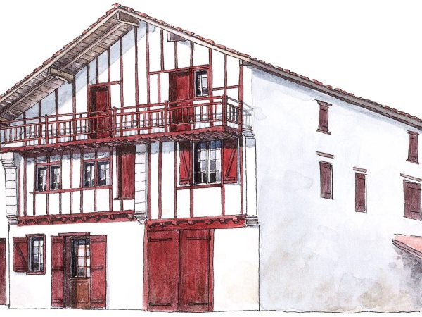 Kit MAISON de JATXOU, échelle HO, France