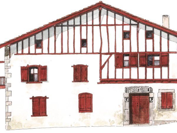 KIT MAISON d'IHOLDY, échelle HO, France
