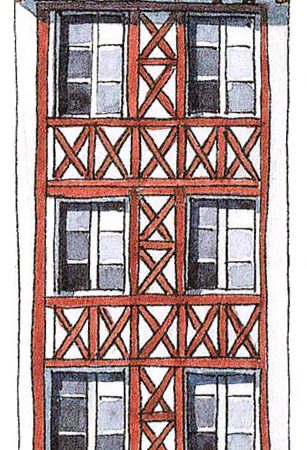 Kit  FAÇADE BAYONNE 2.3, échelle HO, France