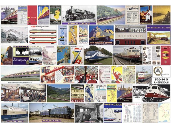 AFFICHES DR / DB RHEINGOLD, échelle O, Autriche