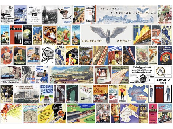 AFFICHES RÉSEAUX DR, échelle O, Autriche