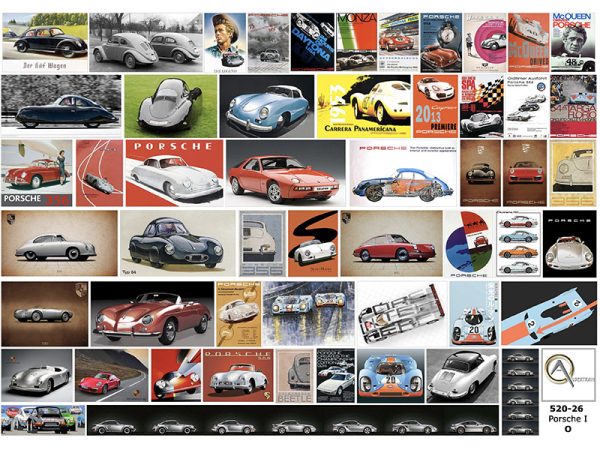 AFFICHES AUTOMOBILES PORSCHE, échelle O, Autriche