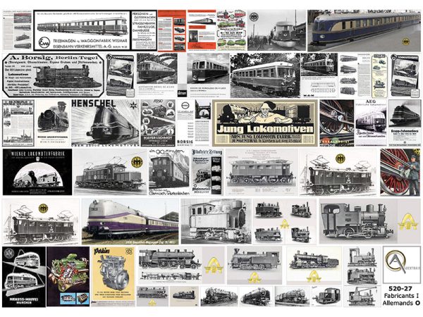 AFFICHES CONSTRUCTEURS ALLEMANDS, échelle O, Autriche