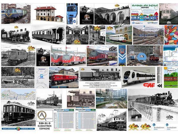 AFFICHES EUSKOTREN, échelle O, Espagne