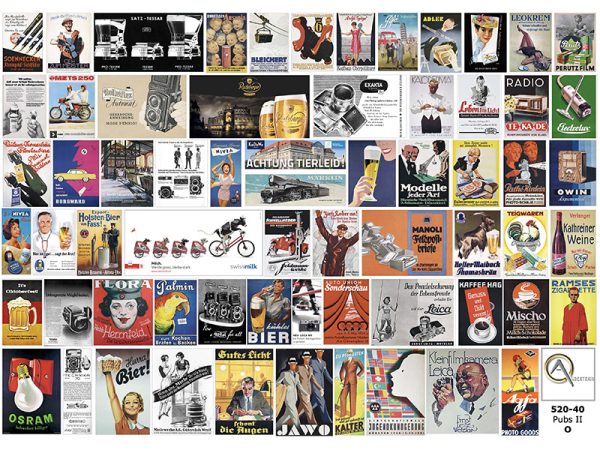 AFFICHES PUBS ALLEMANDES II, échelle O, Autriche