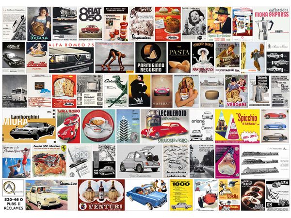 AFFICHES PUBS ITALIENNES II, échelle O, Italie