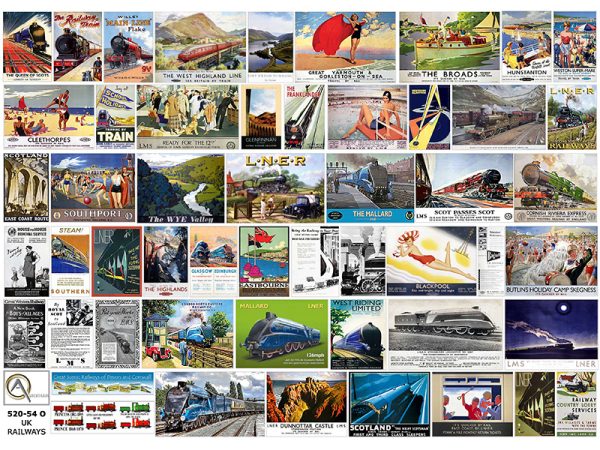 AFFICHES COMPAGNIES ANGLAISES I, échelle O, Grande-Bretagne