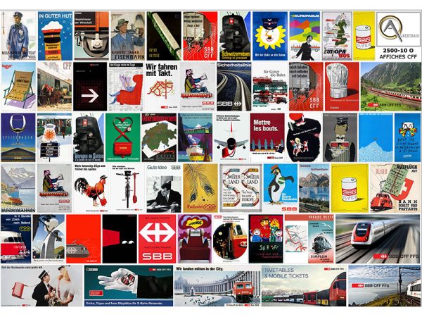 AFFICHES PUBLICITÉS CFF-FFS-SBB II, échelle O, Suisse