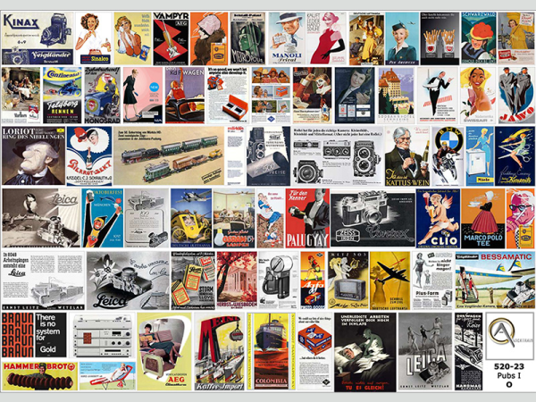 AFFICHES PUBLICITÉS ALLEMANDES, échelle O, Autriche