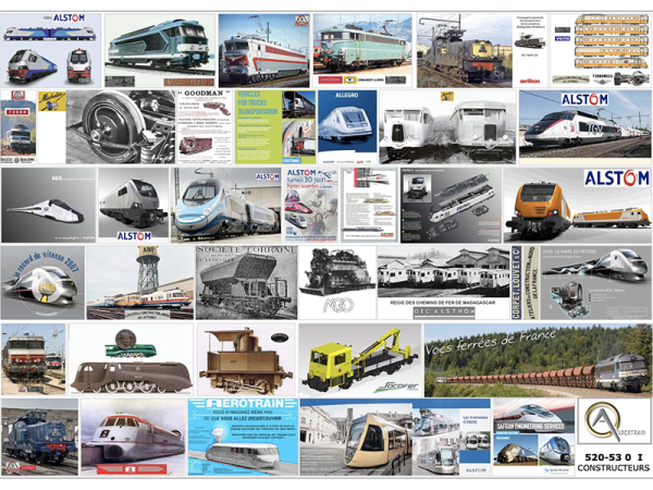 AFFICHES CONSTRUCTEURS MATERIEL FERROVIAIRE FRANÇAIS II, échelle O, France