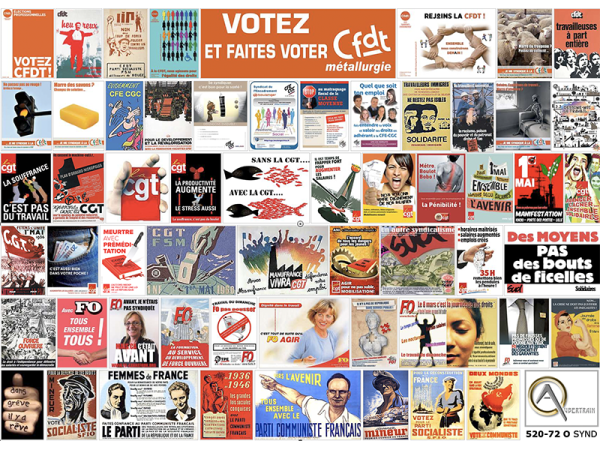 AFFICHES SYNDICATS 1, échelle O, France